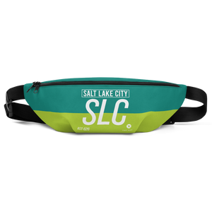 SLC - Salt Lake City airport code belt pouch
