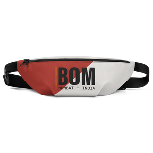 BOM - Mumbai airport code belt pouch