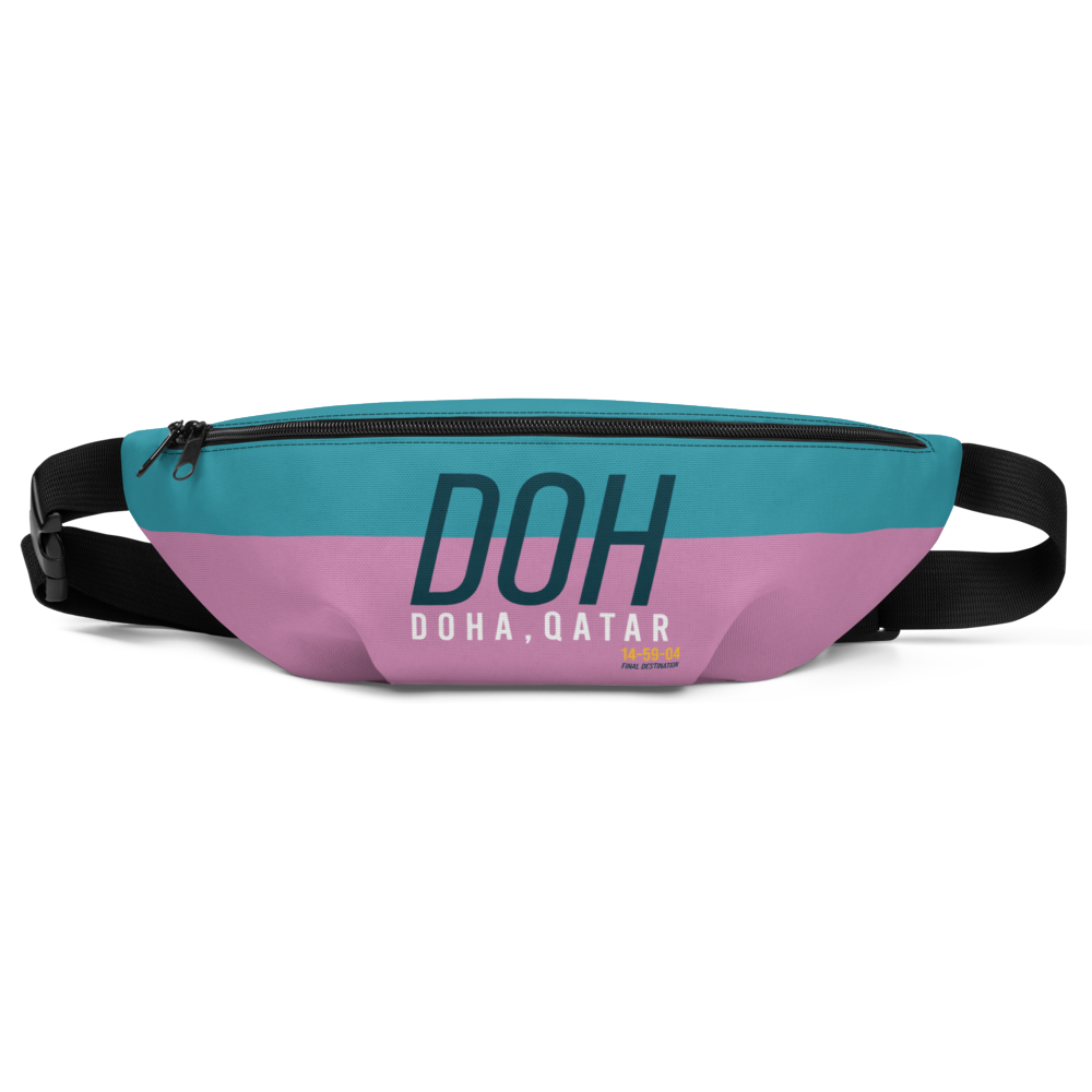 DOH - Doha airport code belt pouch