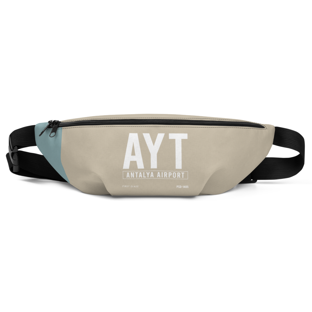 AYT - Antalya airport code belt pouch