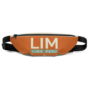 LIM - Lima airport code belt pouch