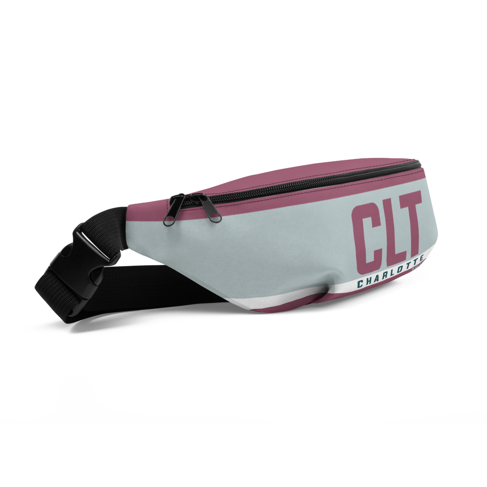 CLT - Charlotte airport code belt pouch