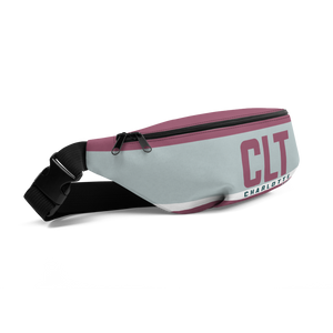 CLT - Charlotte airport code belt pouch