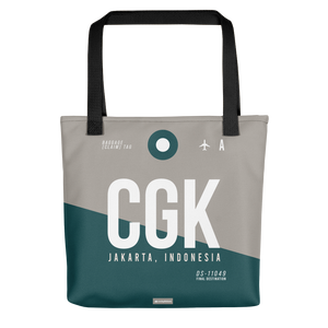 CGK - Jakarta tote bag airport code