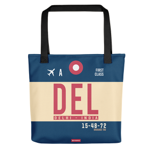 DEL - Delhi tote bag airport code