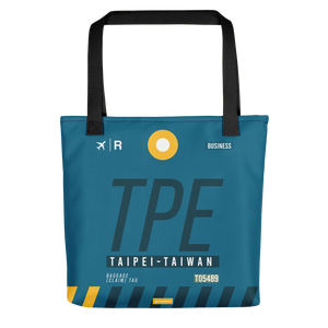 TPE - Taipei tote bag airport code