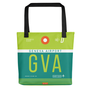 GVA - Geneva tote bag airport code
