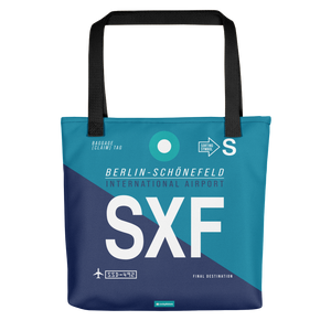 SXF - Schönefeld tote bag airport code