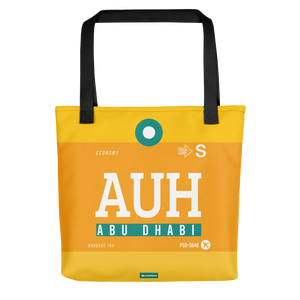 AUH - Abu Dhabi tote bag airport code