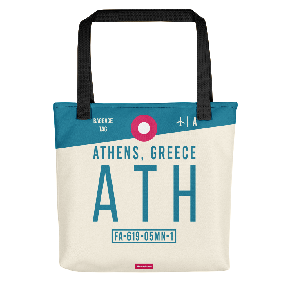 ATH - Athens tote bag airport code