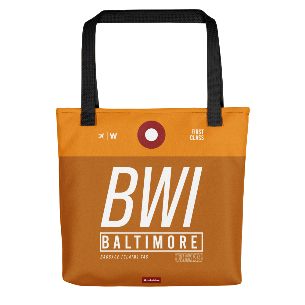 BWI - Baltimore Tragetasche Flughafencode