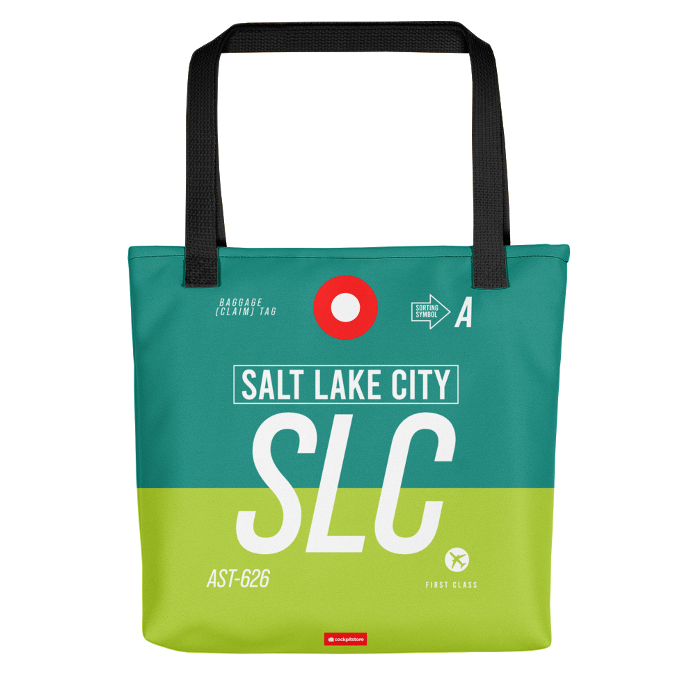 SLC - Salt Lake City tote bag airport code