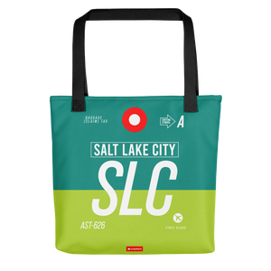 SLC - Salt Lake City tote bag airport code