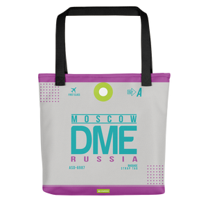 DME - Moscow tote bag airport code