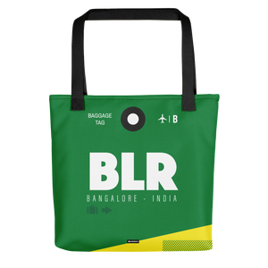 BLR - Bangalore tote bag airport code