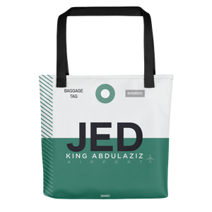 JED - Jeddah tote bag airport code