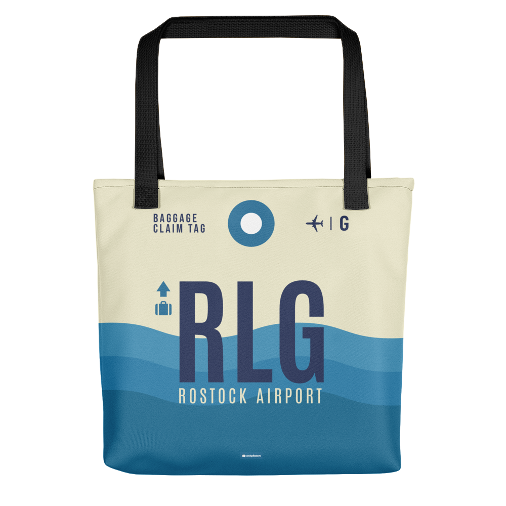 RLG - Rostock - Laage tote bag airport code