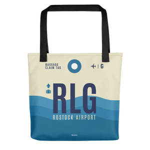 RLG - Rostock - Laage tote bag airport code