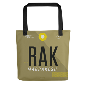 RAK - Marrakesh tote bag airport code