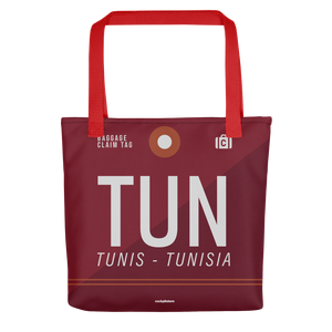 TUN - Tunis tote bag airport code