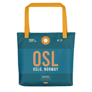 OSL - Oslo tote bag airport code