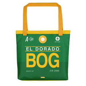 BOG - Bogota tote bag airport code