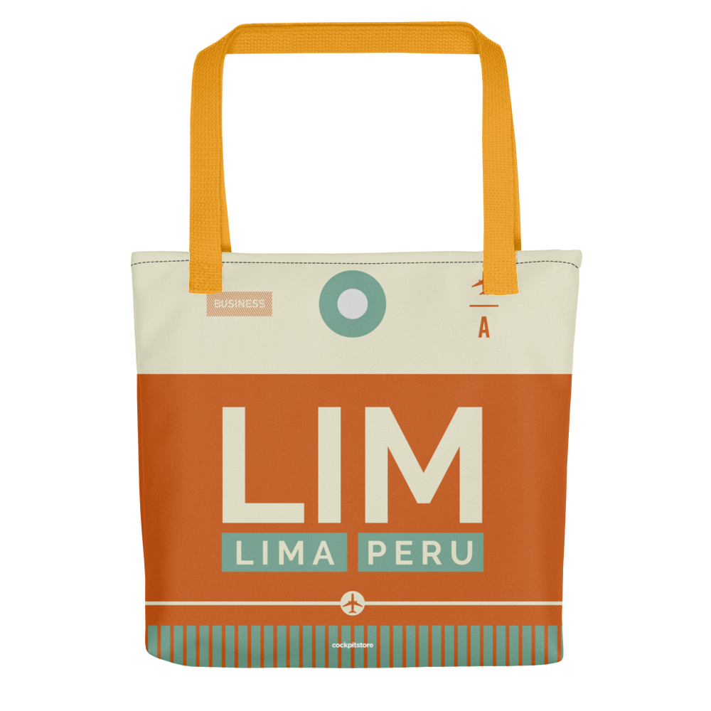 LIM - Lima tote bag airport code