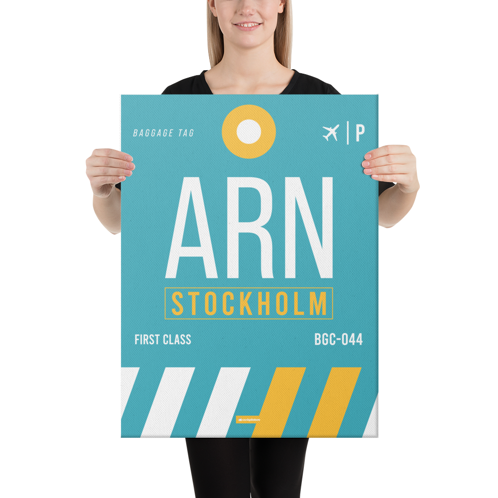 Canvas Print - ARN - Stockholm Airport Code