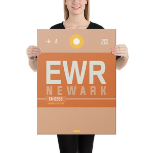 Leinwanddruck - EWR - New Jersey Flughafen Code