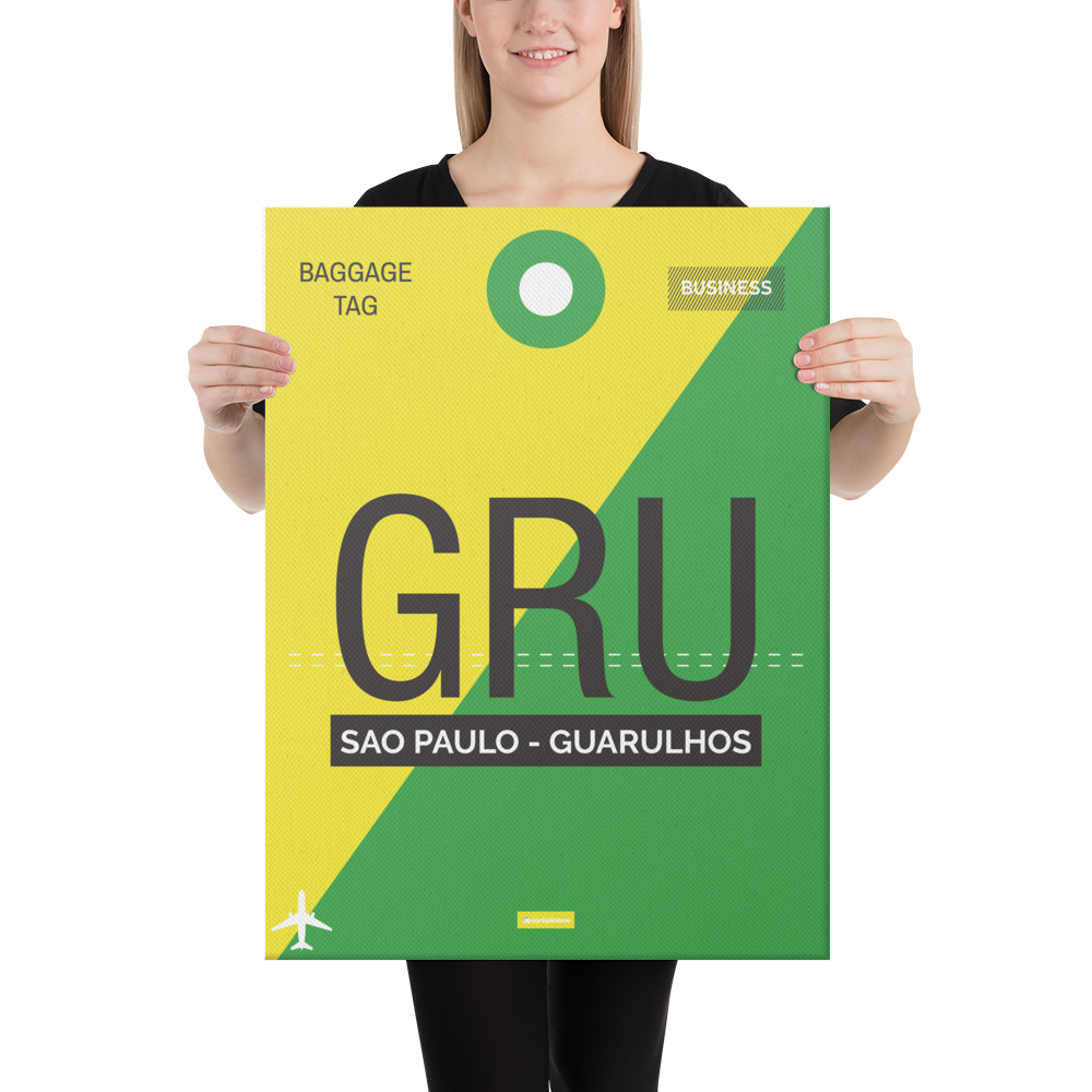 Canvas Print - GRU - Sao Paulo - Guarulhos Airport Code