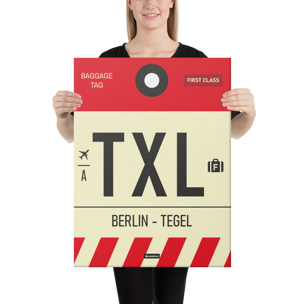 Canvas Print - TXL - Tegel Airport Code