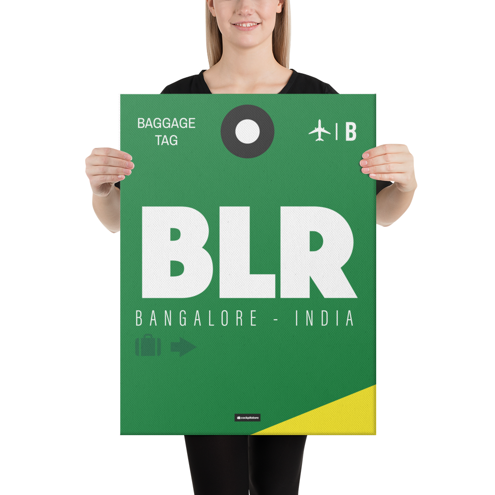Leinwanddruck - BLR - Bangalore Flughafen Code
