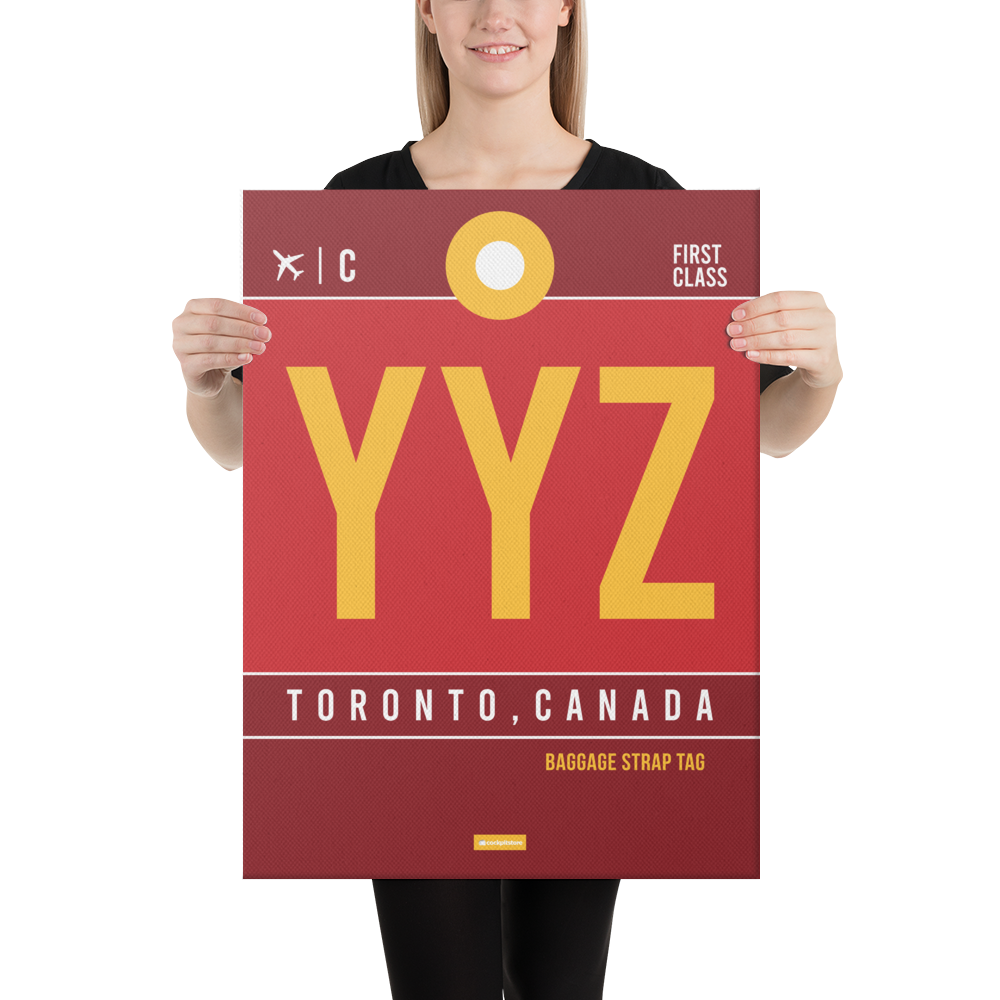 Canvas Print - YYZ - Toronto Airport Code