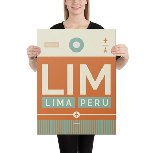 Leinwanddruck - LIM - Lima Flughafen Code