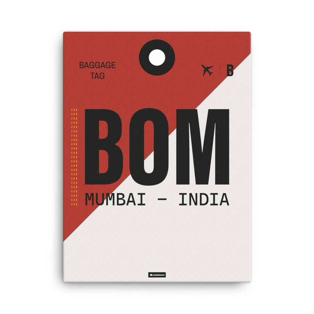 BOM - Mumbai Premium Poster