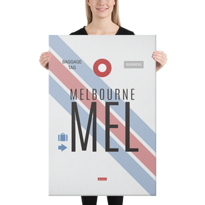 Leinwanddruck - MEL - Melbourne Flughafen Code