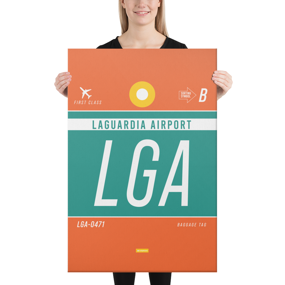 Leinwanddruck - LGA - LaGuardia Flughafen Code