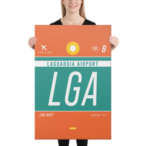 Leinwanddruck - LGA - LaGuardia Flughafen Code