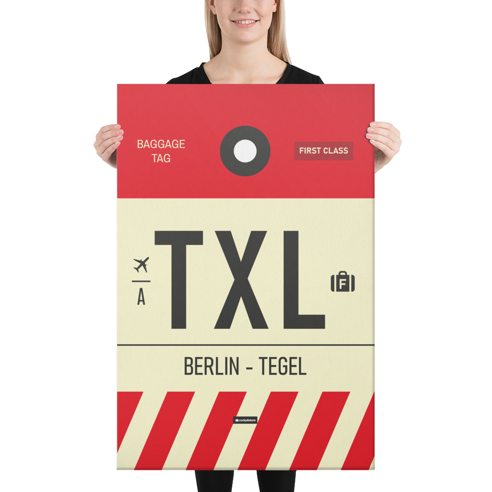 Canvas Print - TXL - Tegel Airport Code