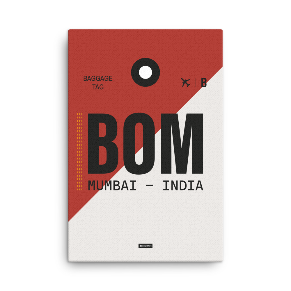 BOM - Mumbai Premium Poster