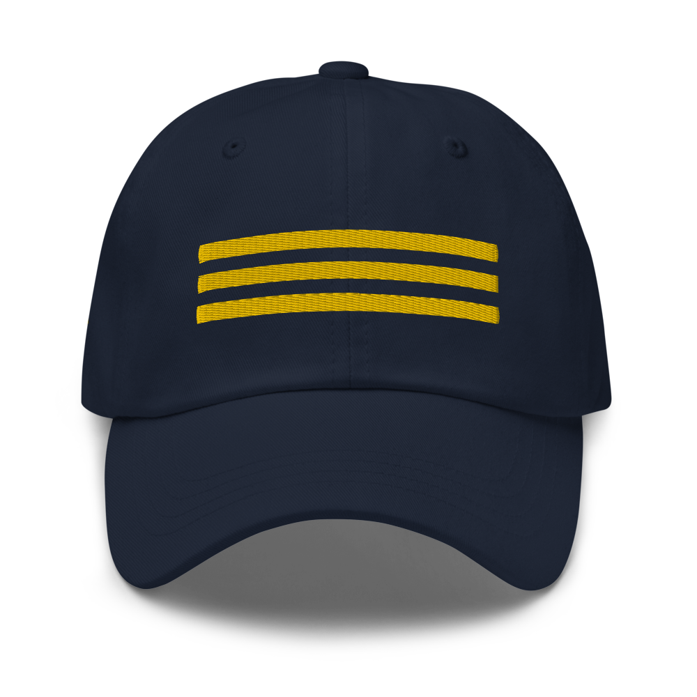 Embroidered navy CoPilot - Dad-Hat - First Officer Cap