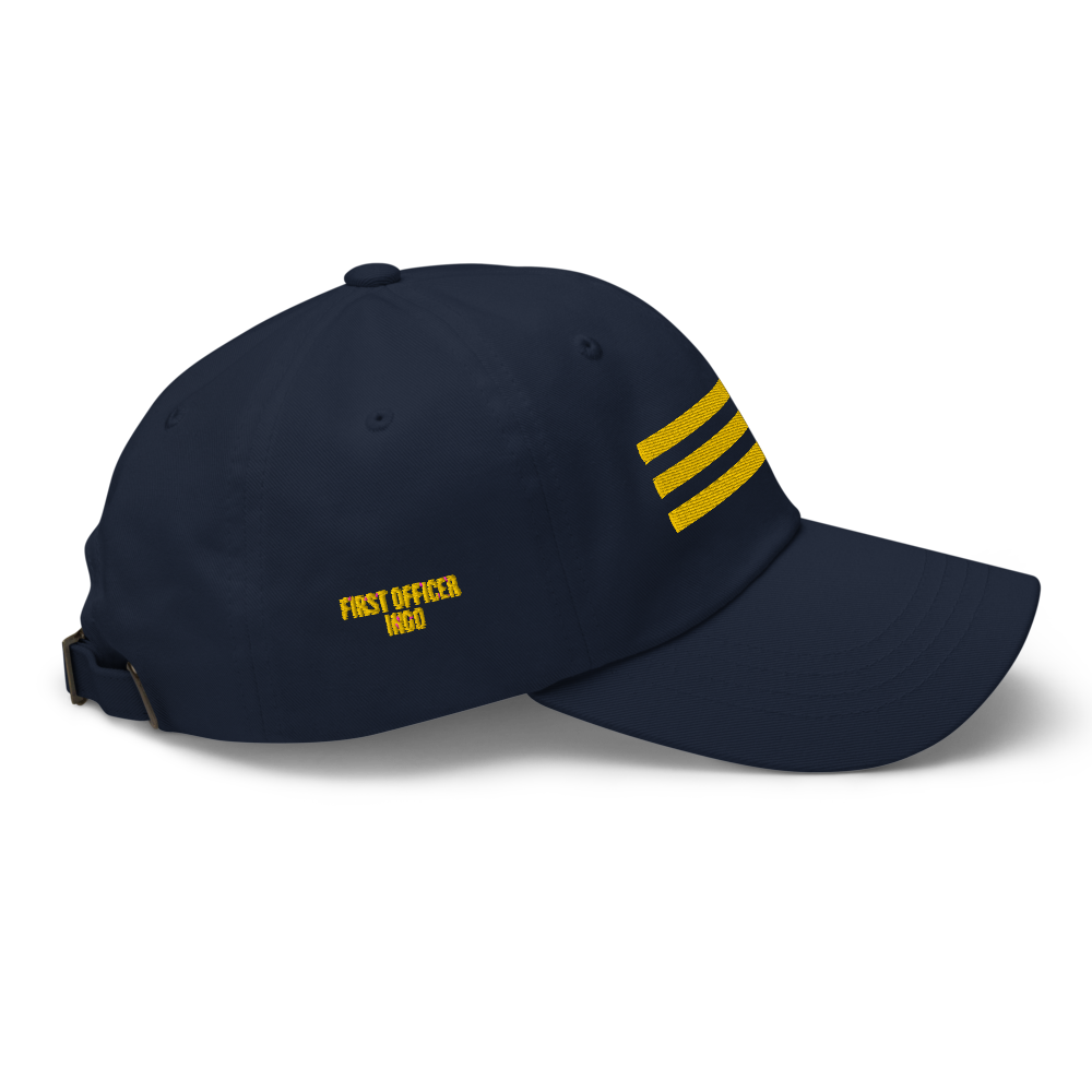Embroidered navy CoPilot Dad-Hat First Officer Cap – Cockpitstore