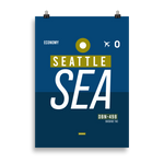 Lade das Bild in den Galerie-Viewer, SEA - Seattle Premium Poster

