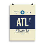 Lade das Bild in den Galerie-Viewer, ATL - Atlanta Premium Poster
