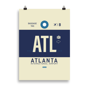 ATL - Atlanta Premium Poster