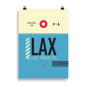 LAX - Los Angeles Premium Poster