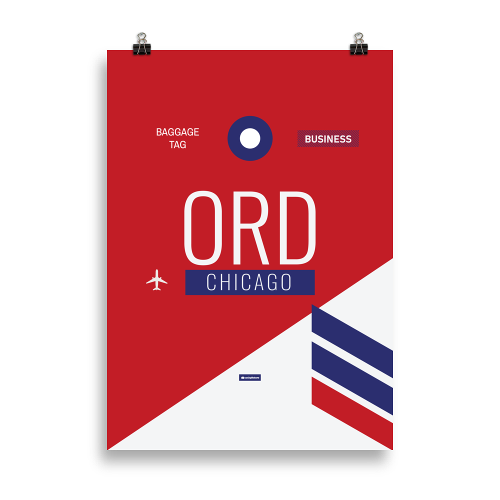 ORD - Chicago Premium Poster