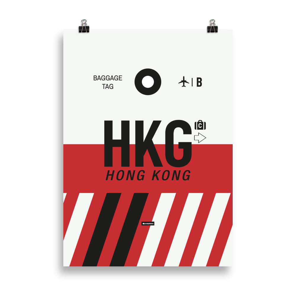 HKG - Hong Kong Premium Poster