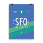 Lade das Bild in den Galerie-Viewer, SFO - San Francisco Premium Poster
