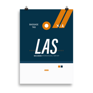 LAS - Las Vegas Premium Poster